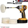 Drillbrush Drill Brush - Drill Power Pad Set - Bathroom - Drill Scrubber P4-6W-3V-5X-QC-DB